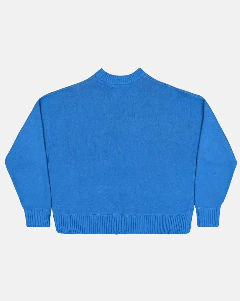 Y2K CC Print Knitted Sweater