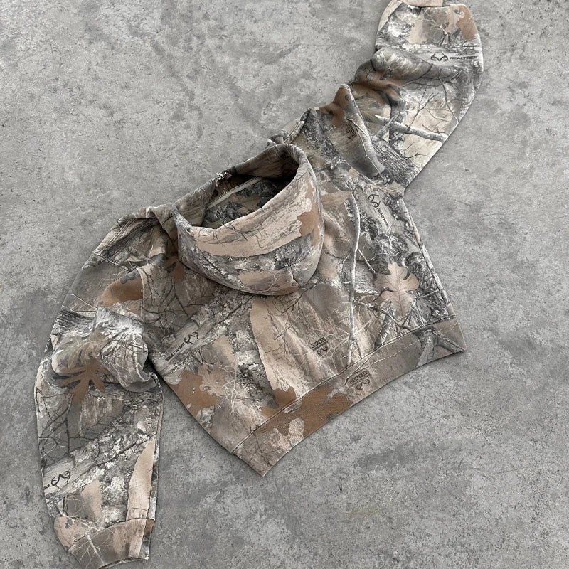 Y2K Camouflage Hoodie