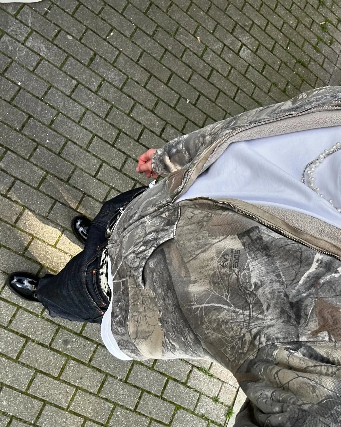 Y2K Camouflage Hoodie