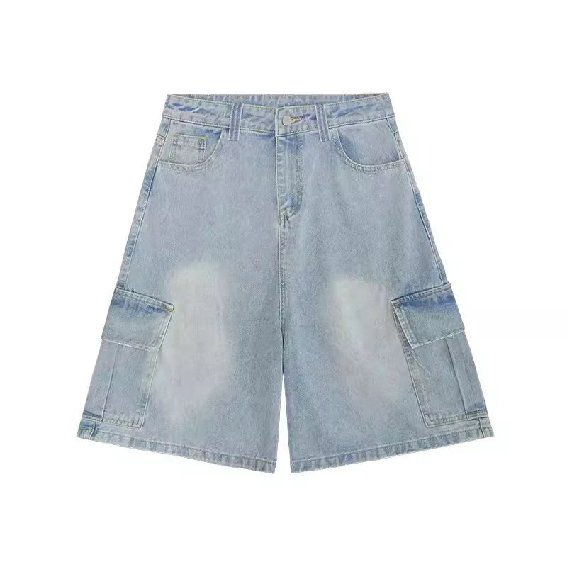 Y2K Cargo Denim Jean Shorts Jorts