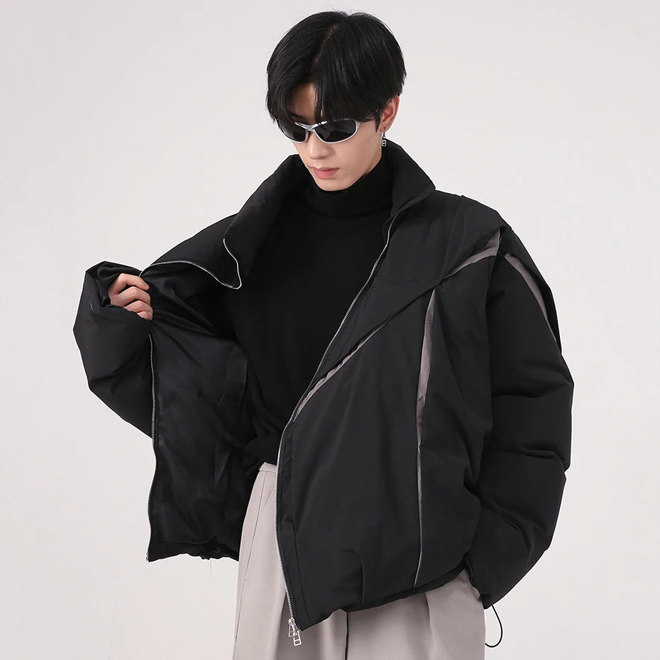 Y2K "Carved Apart" Padded Coat