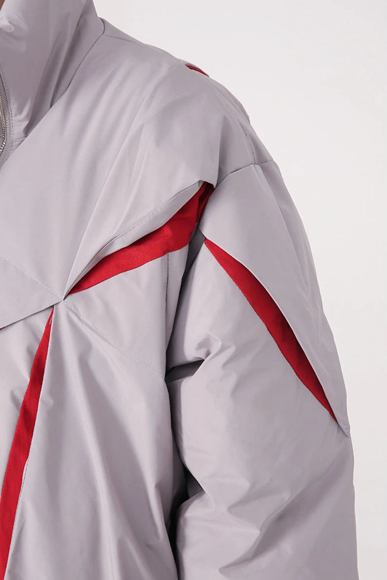 Y2K "Carved Apart" Padded Coat