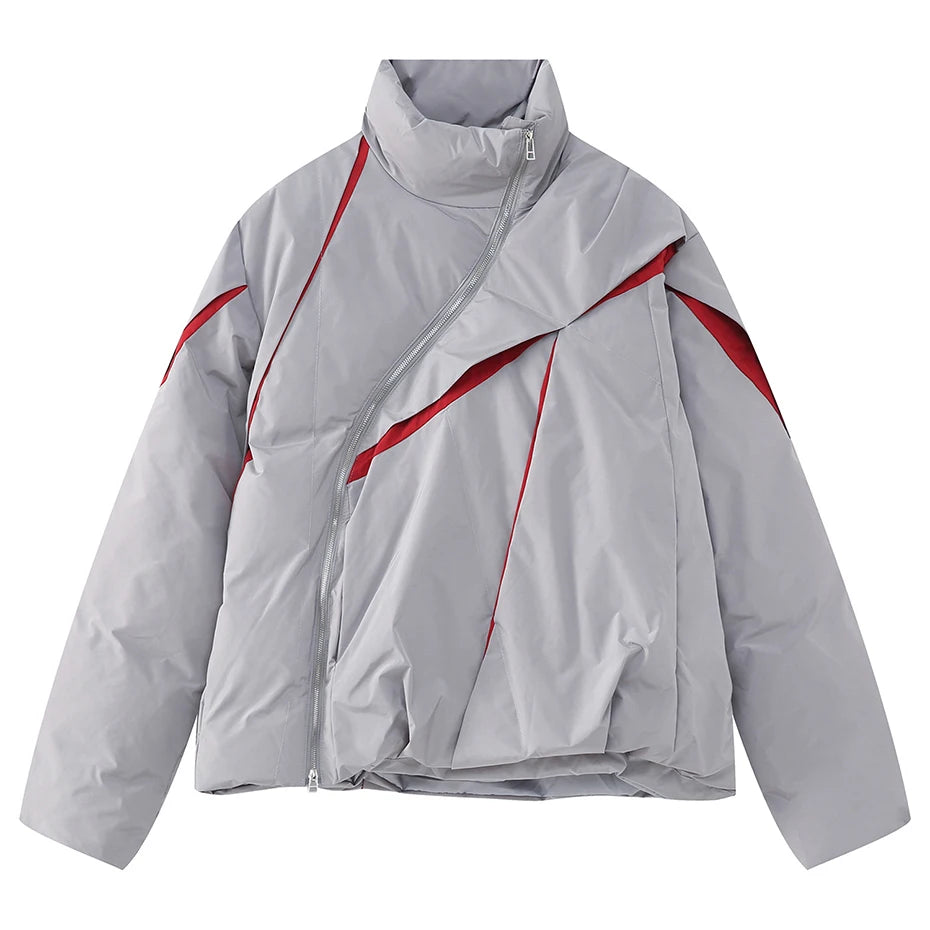 Y2K "Carved Apart" Padded Coat