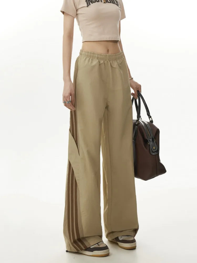 Y2K Casual Baggy Paratrooper Trousers