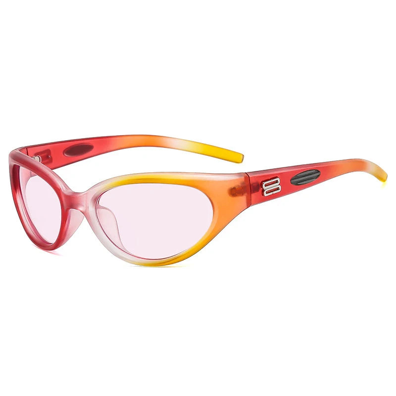 Y2K Cat Eye Goggle Sunglasses