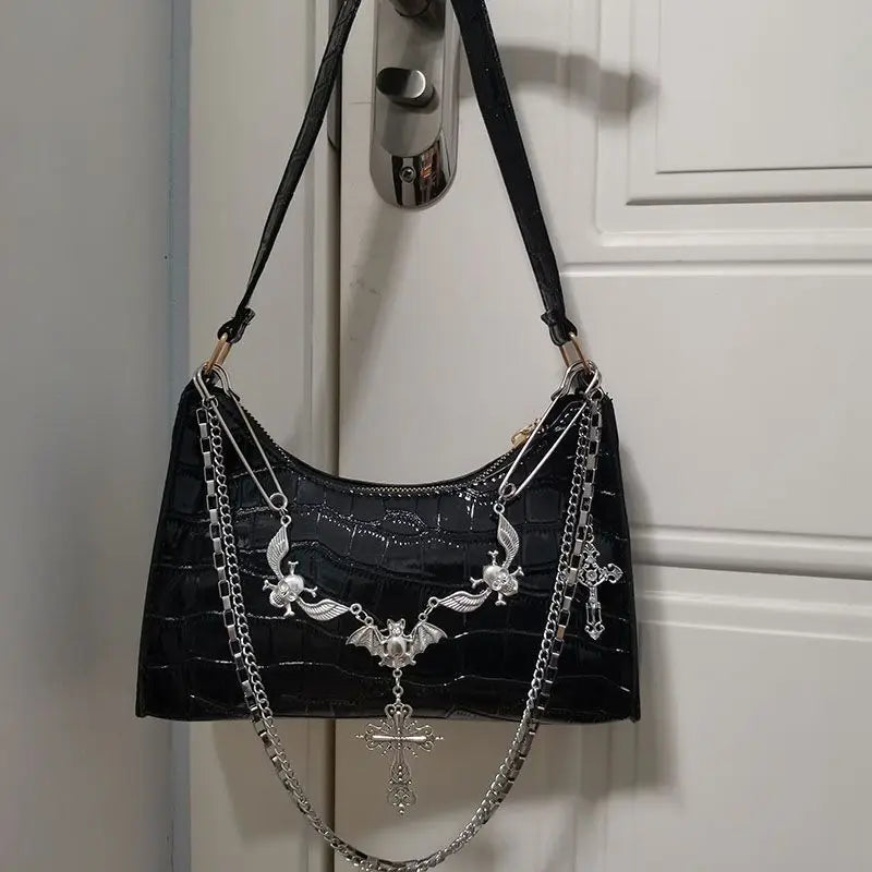 Y2K Chained Punk Handbag