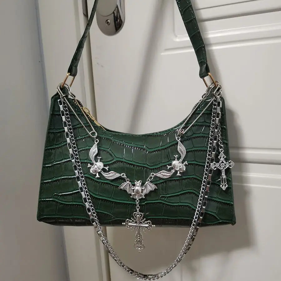 Y2K Chained Punk Handbag