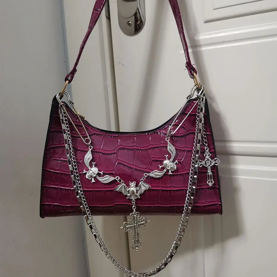 Y2K Chained Punk Handbag