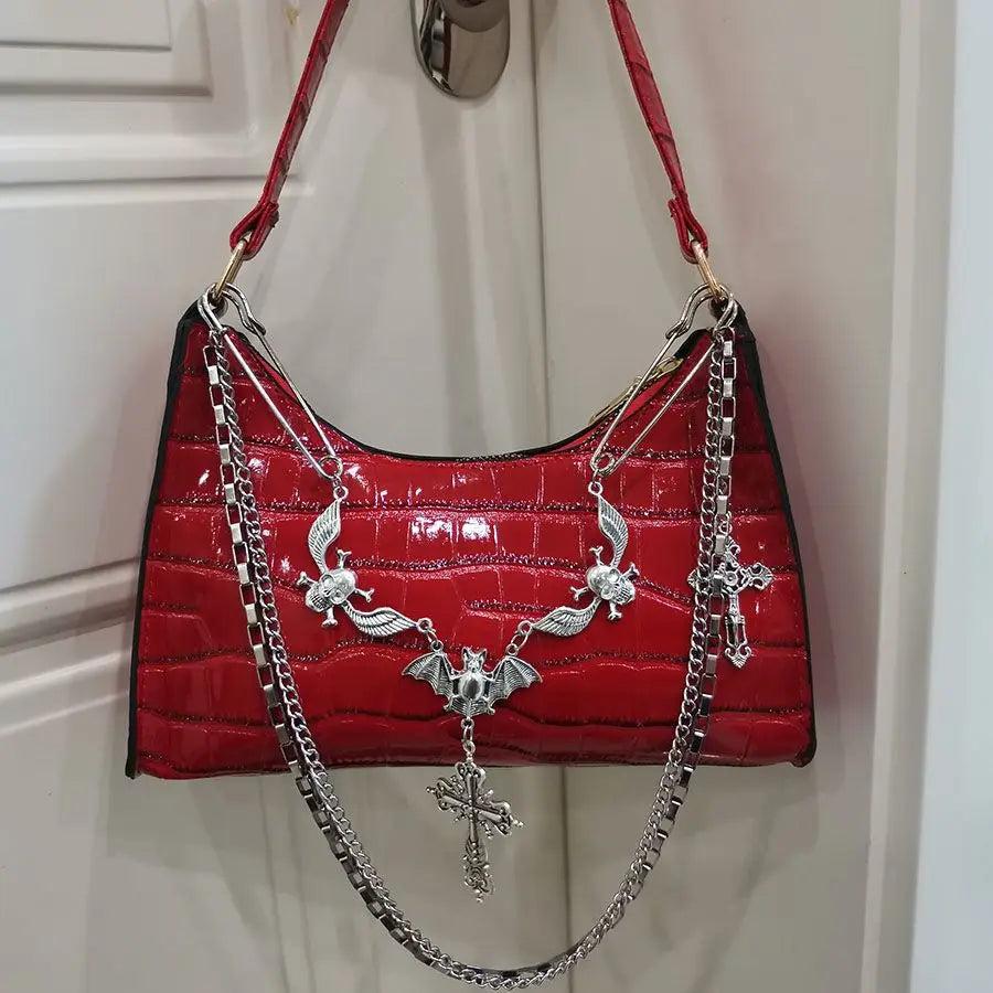 Y2K Chained Punk Handbag