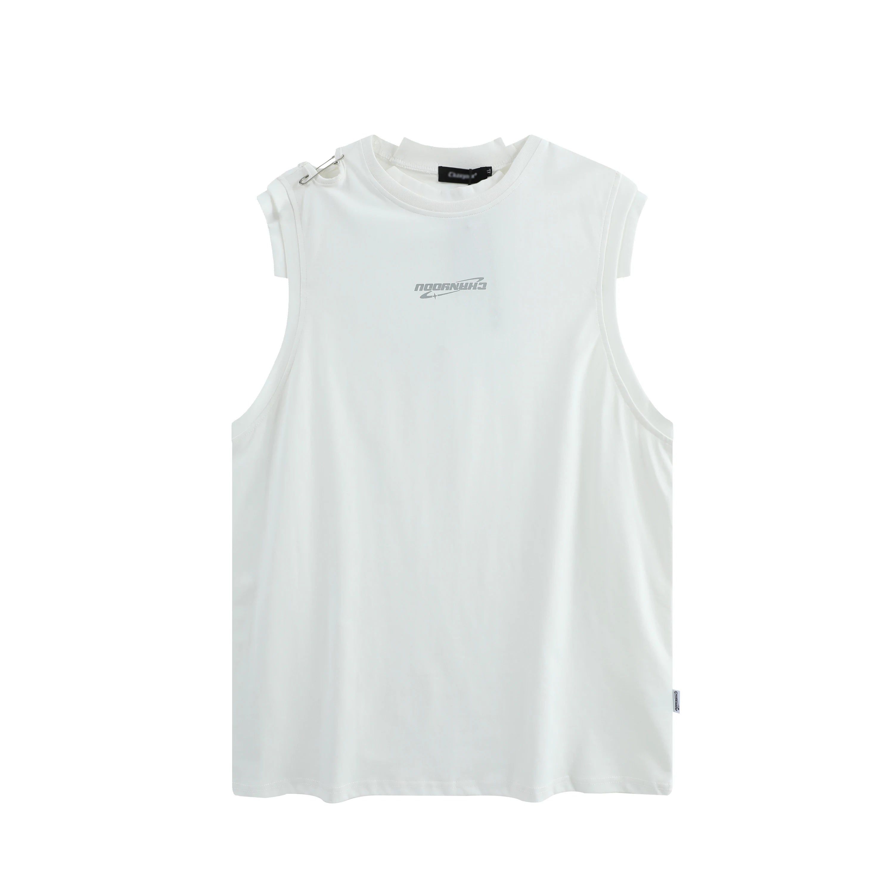 Y2K Clipped Tank Top