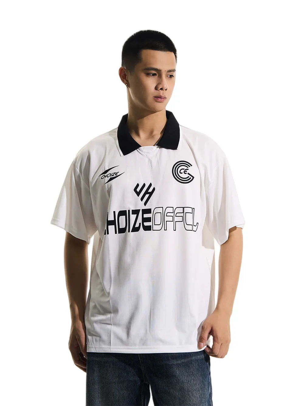 Y2K Collared Retro Soccer Jersey