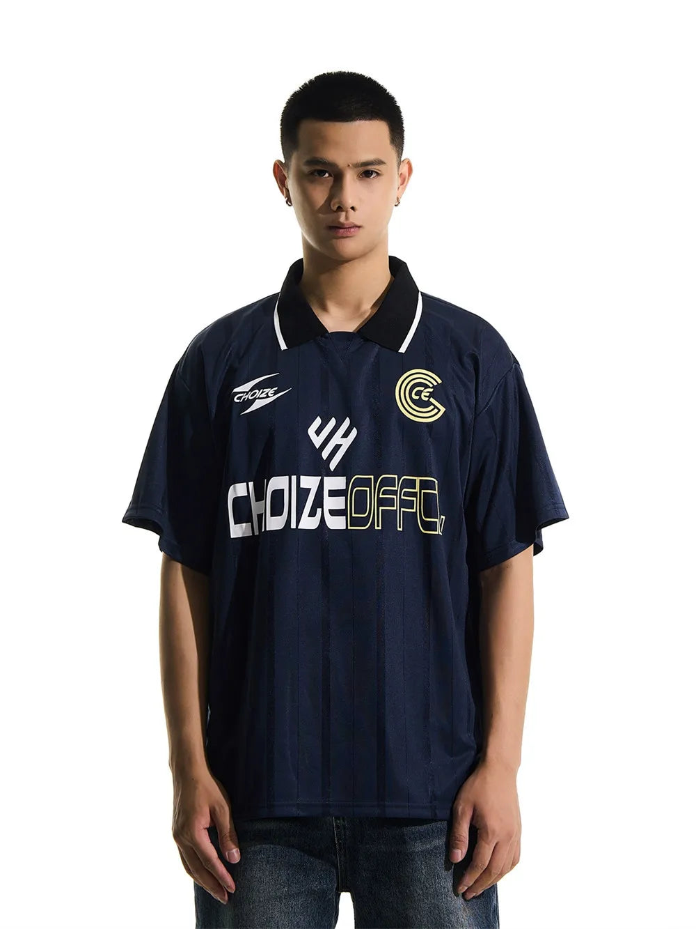 Y2K Collared Retro Soccer Jersey