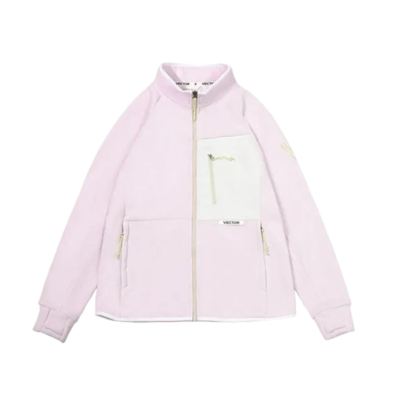 Y2K Contrast Fleece Jacket