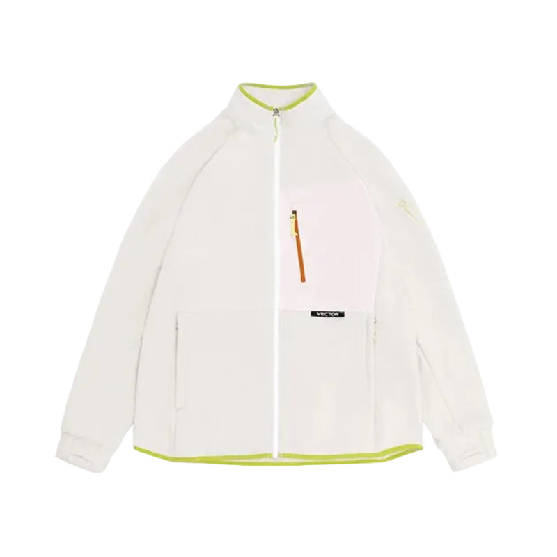 Y2K Contrast Fleece Jacket