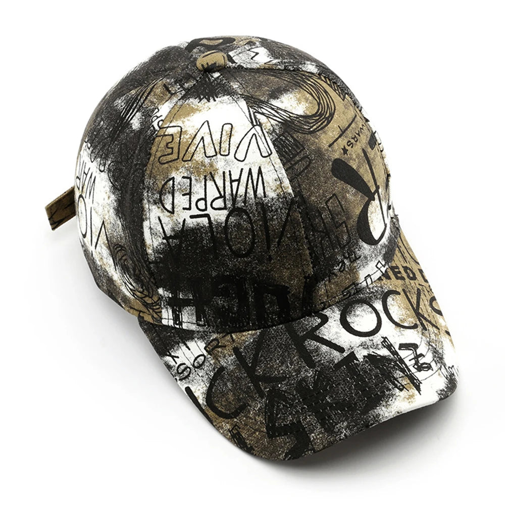Y2K Covered Graffiti Baseball Cap