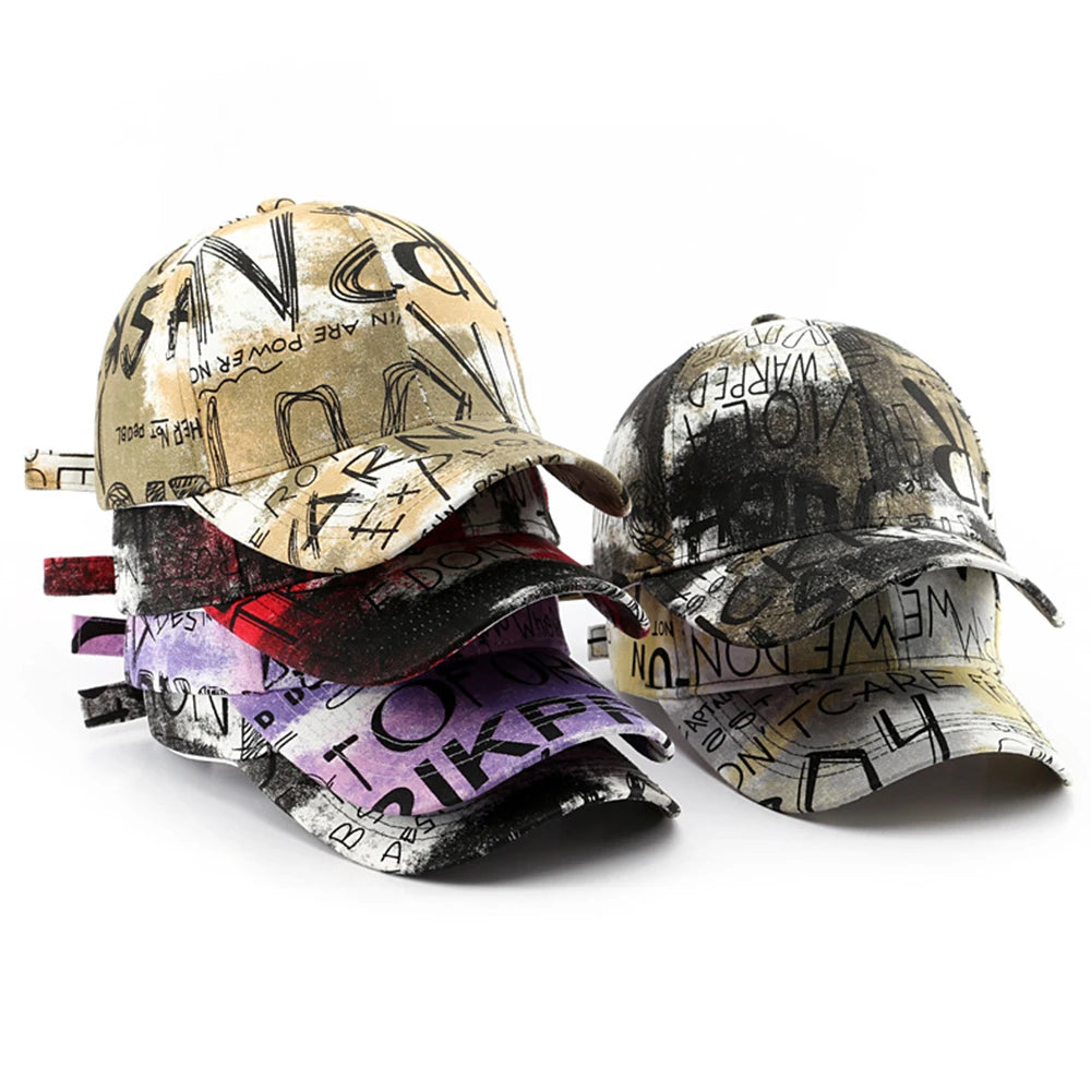 Y2K Covered Graffiti Baseball Cap