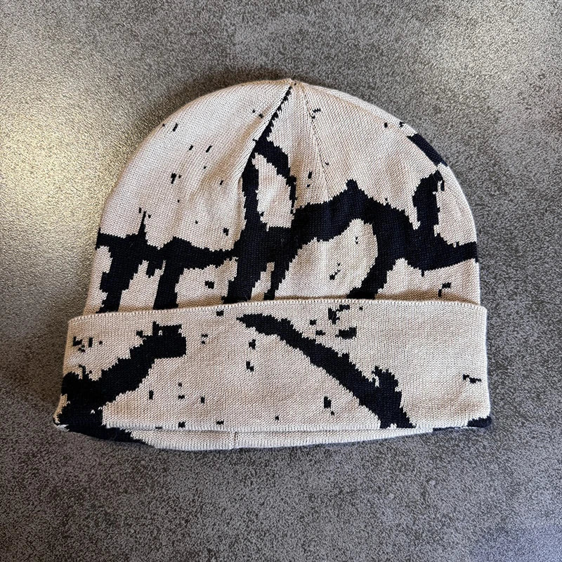 Y2K Cracked Symbiote Graphic Beanie