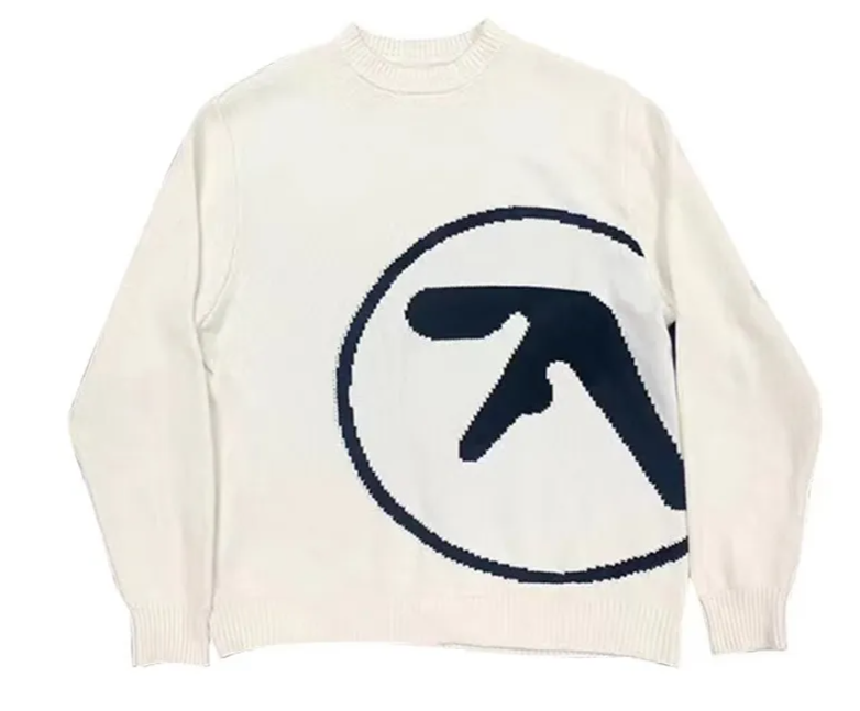Y2K Cream Knitted Sweater