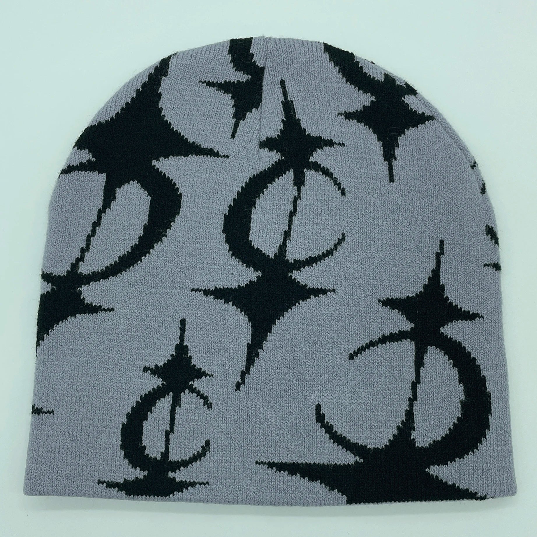 Y2K Crescent Star Beanie