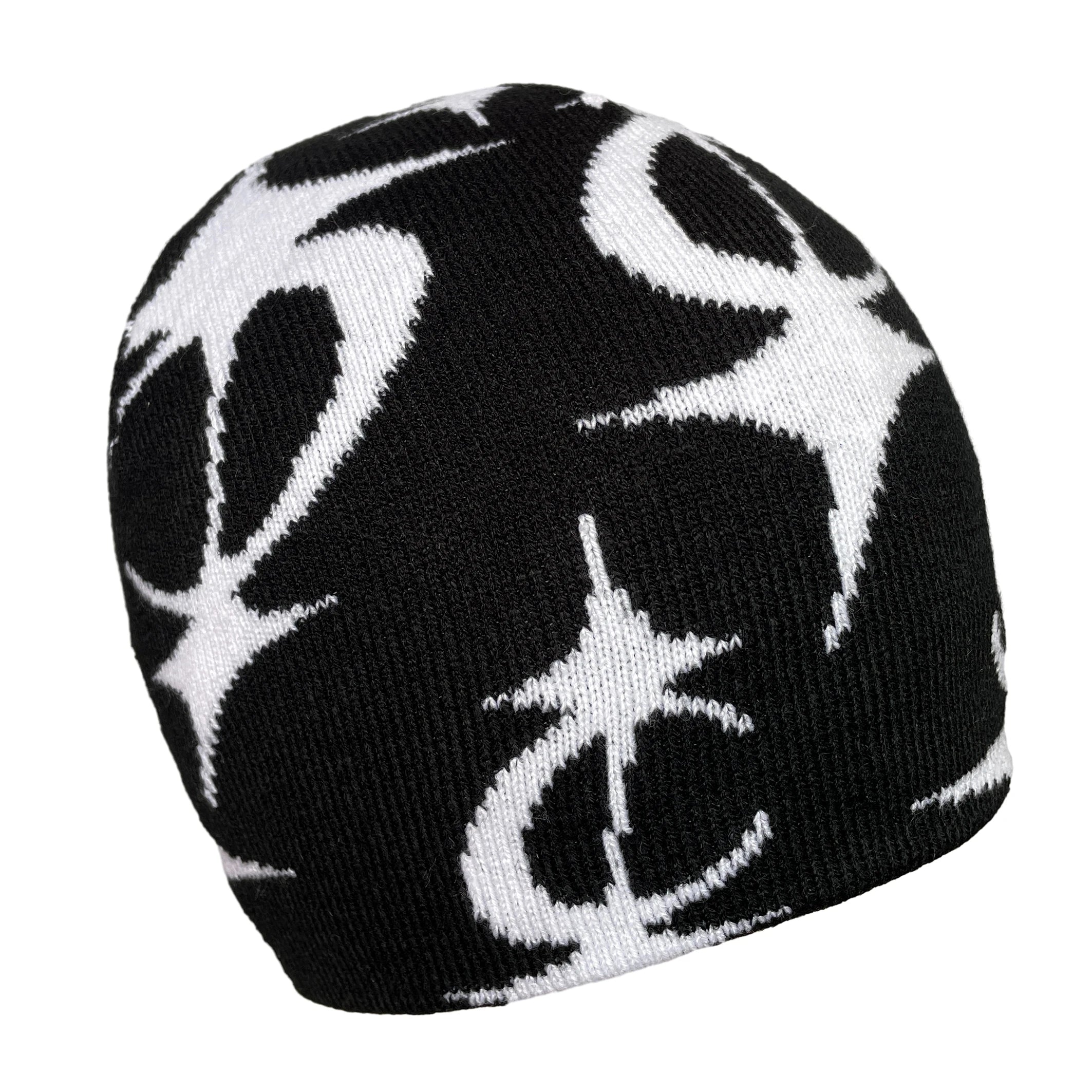 Y2K Crescent Star Beanie