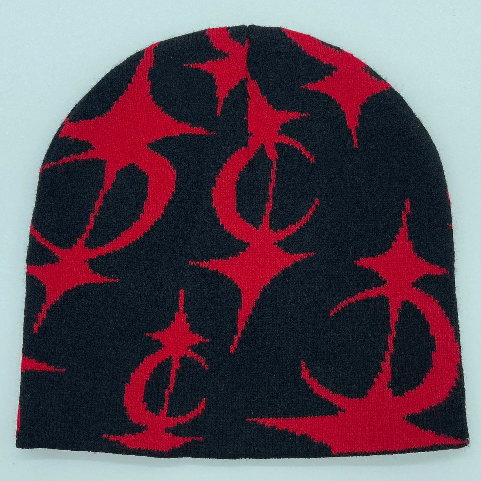 Y2K Crescent Star Beanie