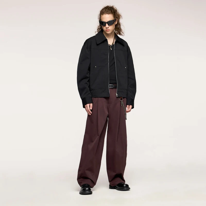Y2K Cropped Cargo Jacket