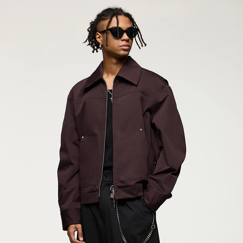 Y2K Cropped Cargo Jacket
