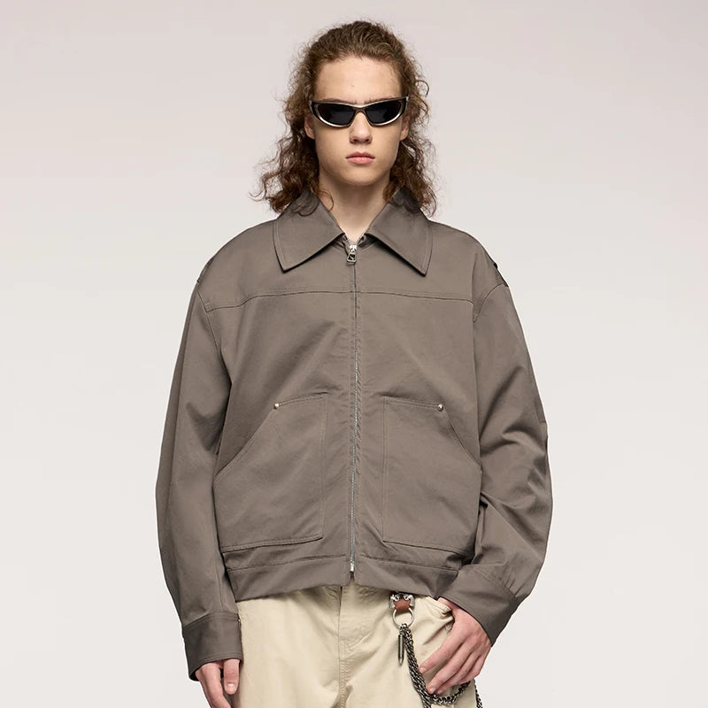 Y2K Cropped Cargo Jacket