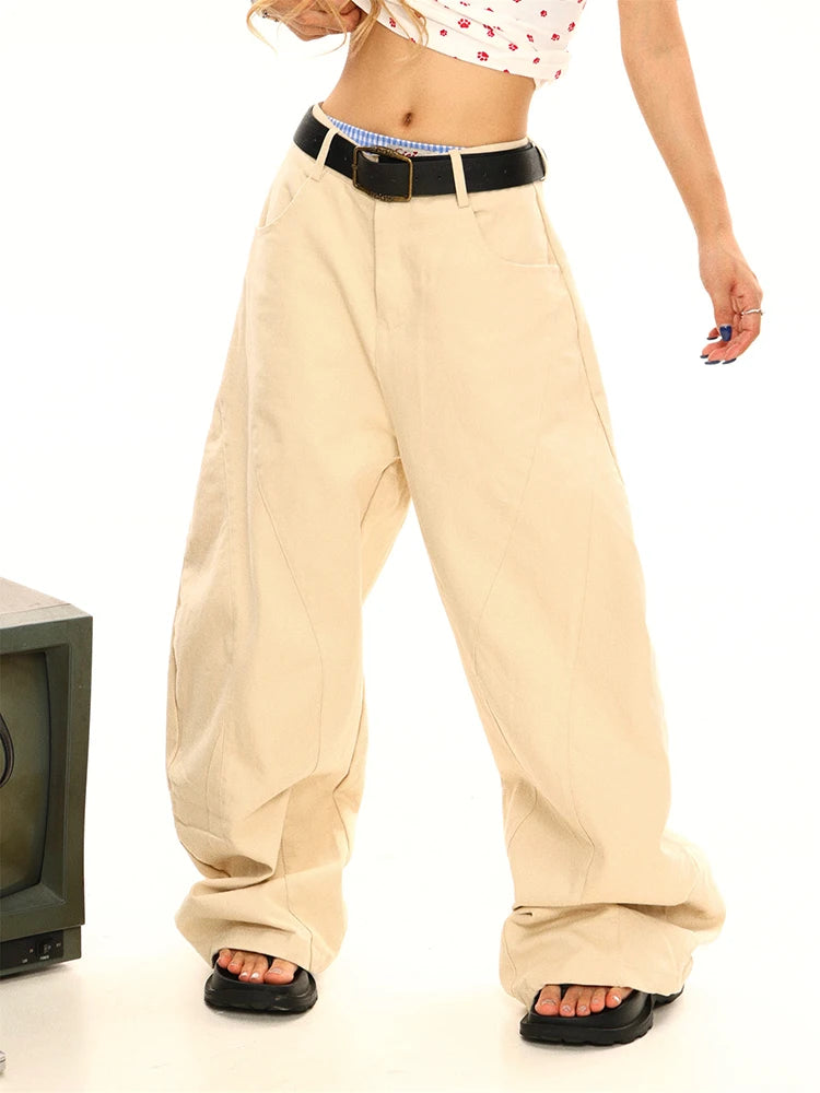 Y2K Curved Boyfriend Fit Jeans