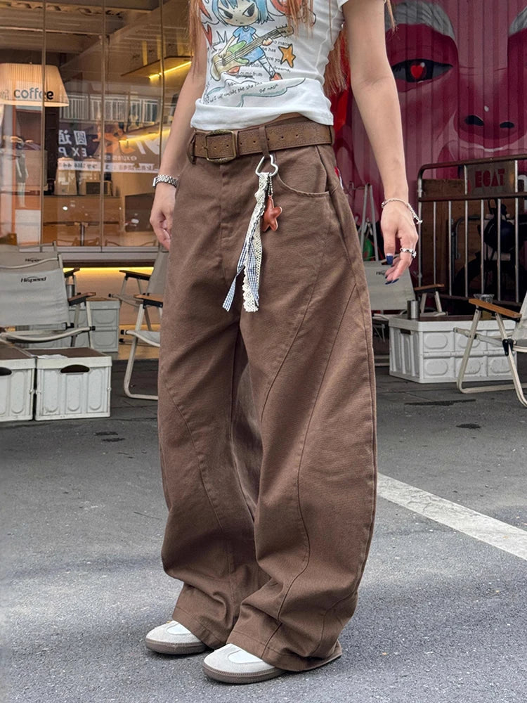 Y2K Curved Boyfriend Fit Jeans