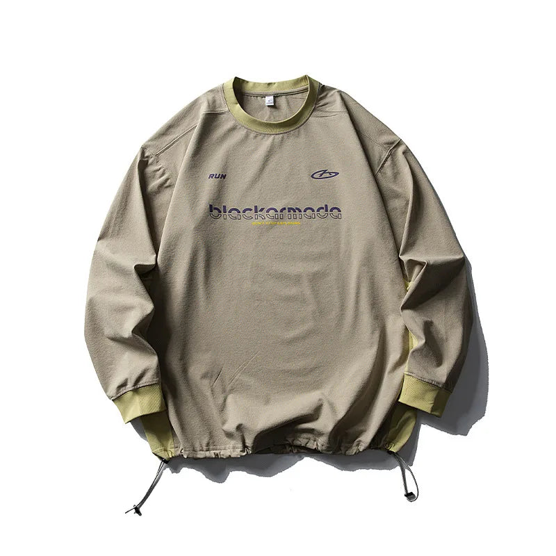 Y2K Cyber Track Techwear Fitness Long Sleeve Top
