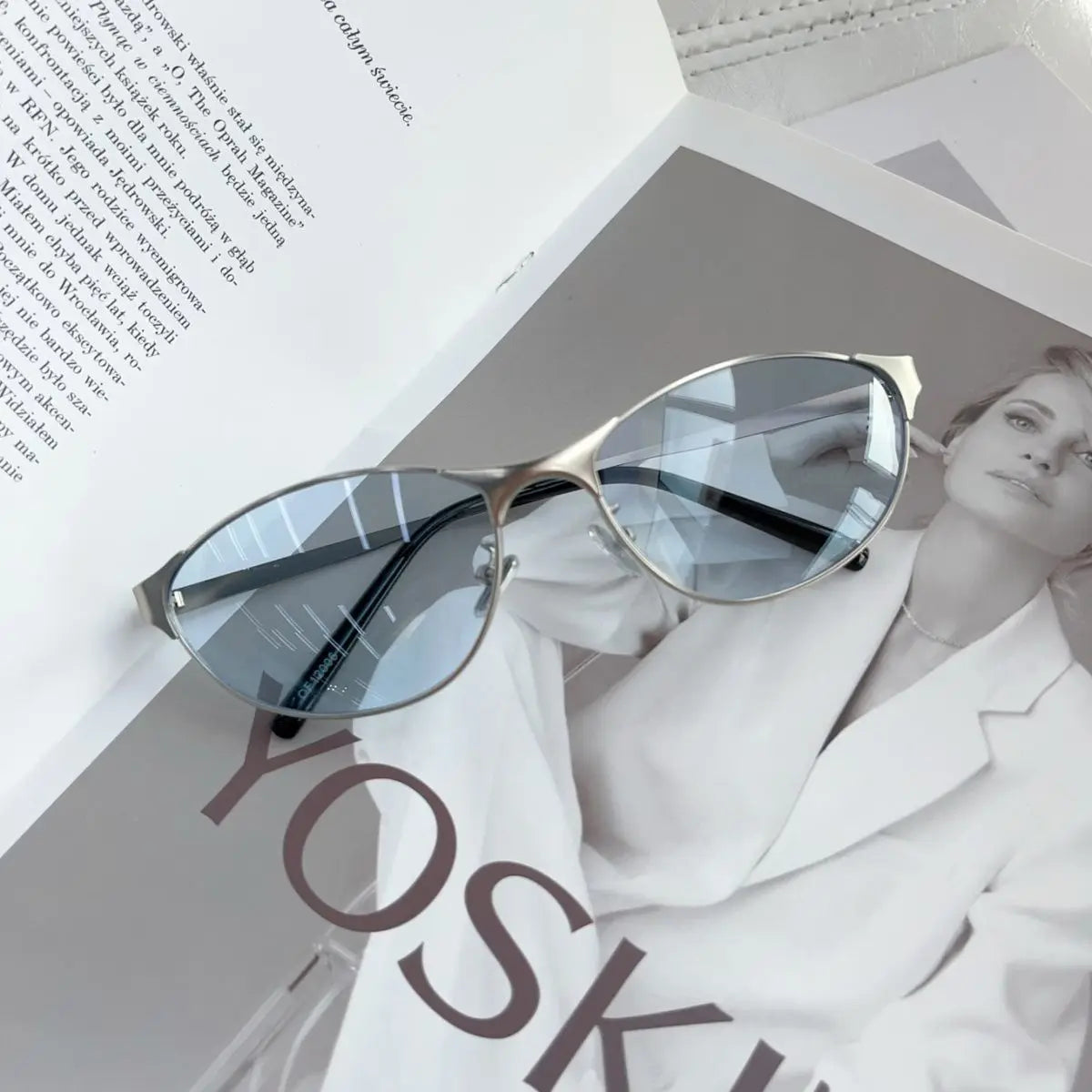Y2K Dainty Cat Eye Futuristic Sunglasses
