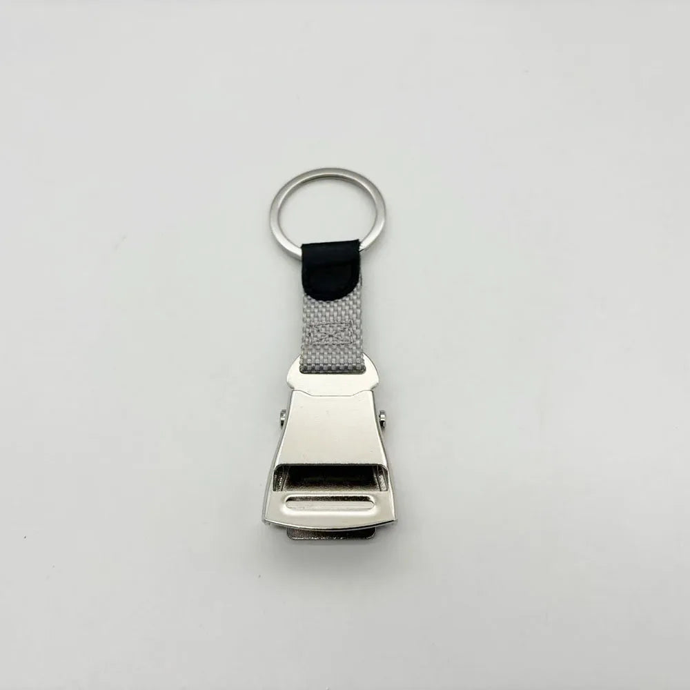 Y2K Detachable Mini Plane Safety Seatbelt Plane Belt Loop Keychain