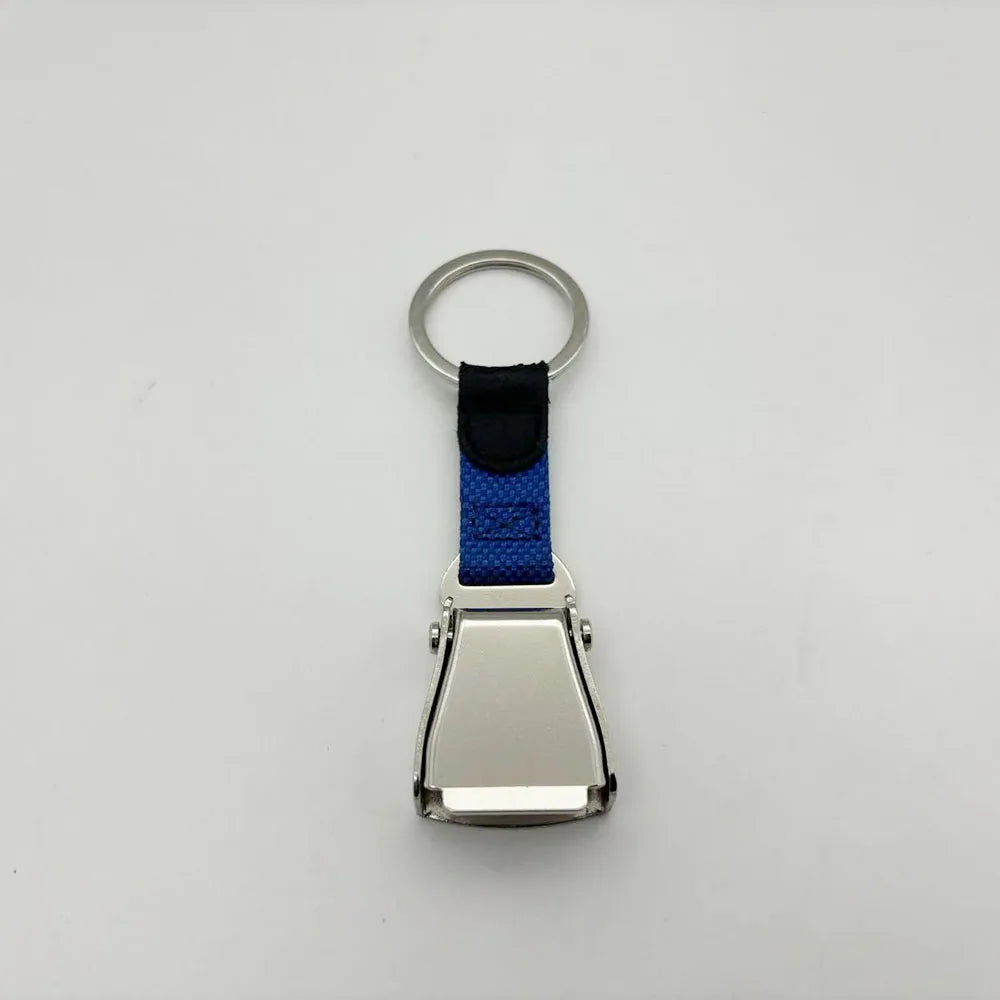 Y2K Detachable Mini Plane Safety Seatbelt Plane Belt Loop Keychain