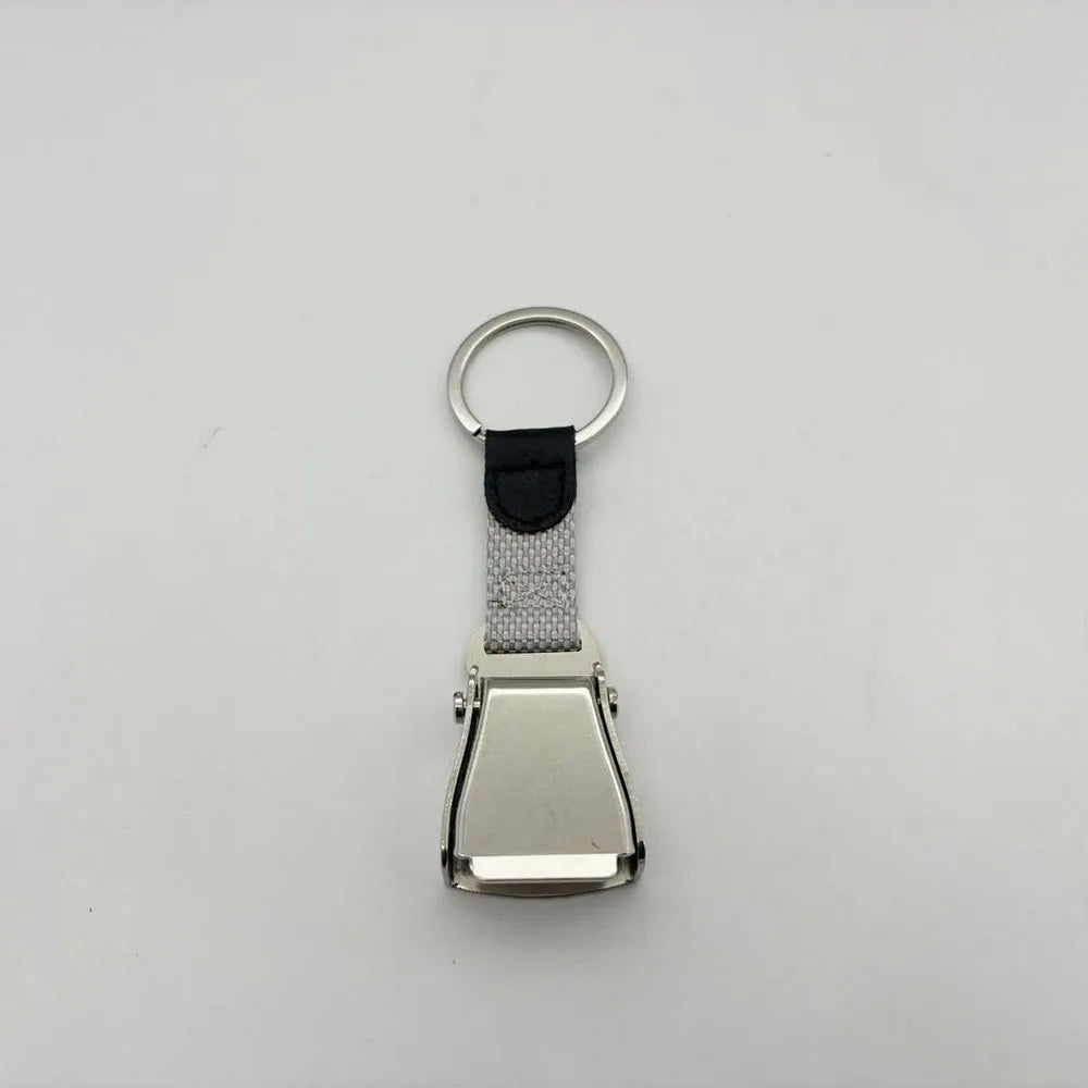Y2K Detachable Mini Plane Safety Seatbelt Plane Belt Loop Keychain