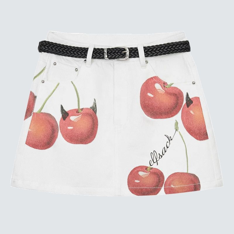 Y2K-Devils-Cherry-Print-A-Line-Denim-Mini-Skirt-5