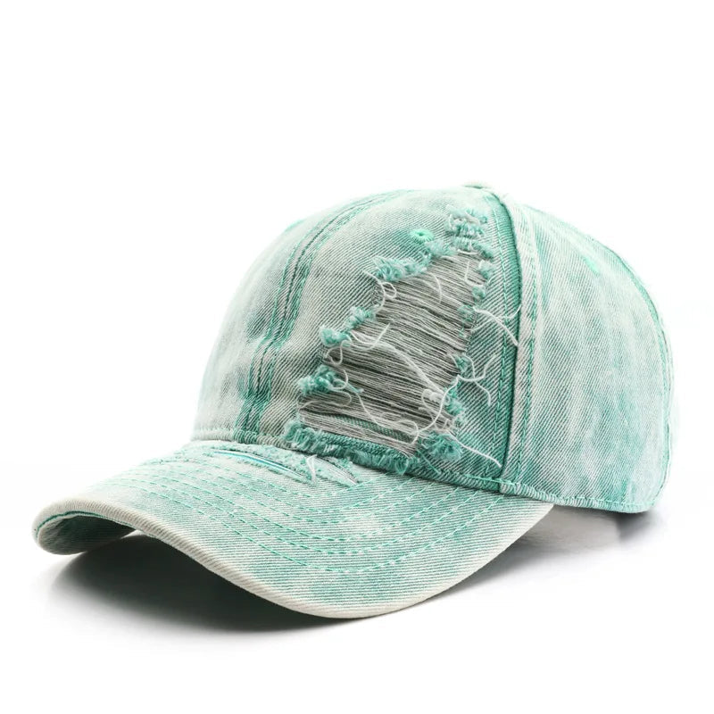 Y2K Distressed Baseball Cap