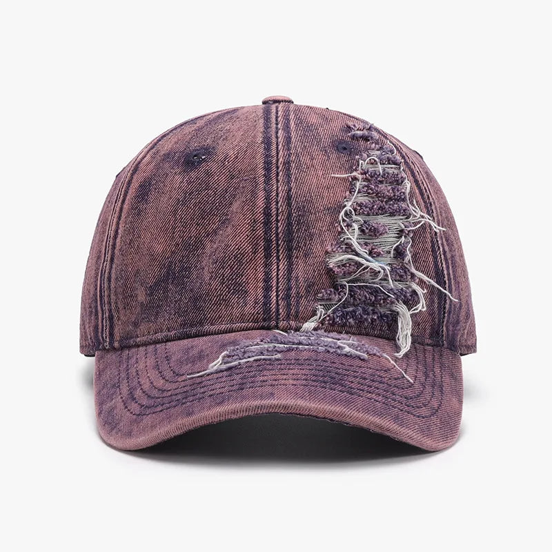 Y2K Distressed Baseball Cap