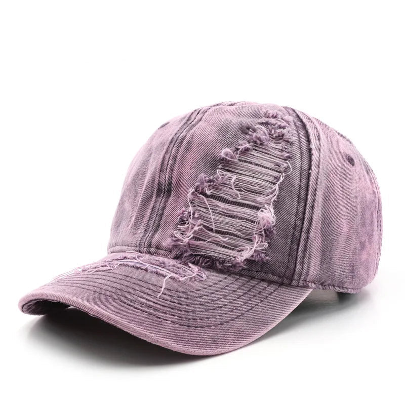 Y2K Distressed Baseball Cap