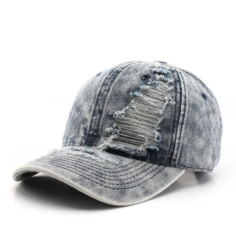 Y2K Distressed Baseball Cap