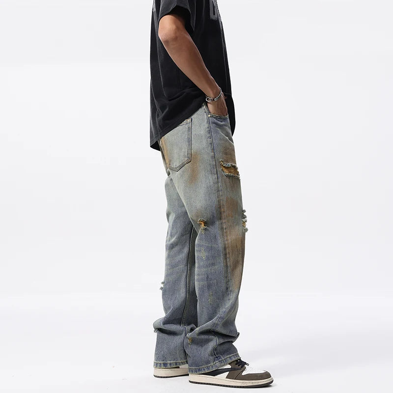 Y2K Distressed Loose Denim Jeans