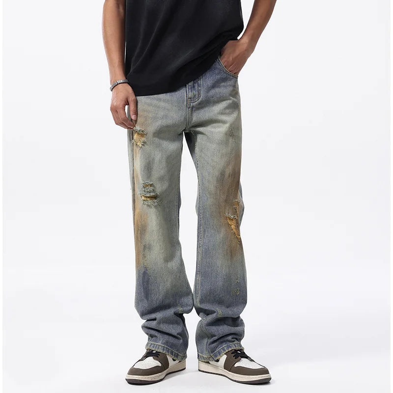 Y2K Distressed Loose Denim Jeans