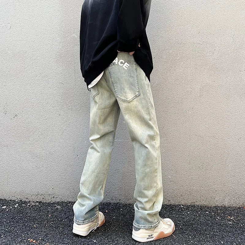 Y2K Distressed Washed Baggy Jeans