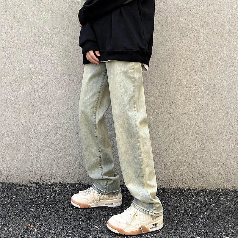 Y2K Distressed Washed Baggy Jeans