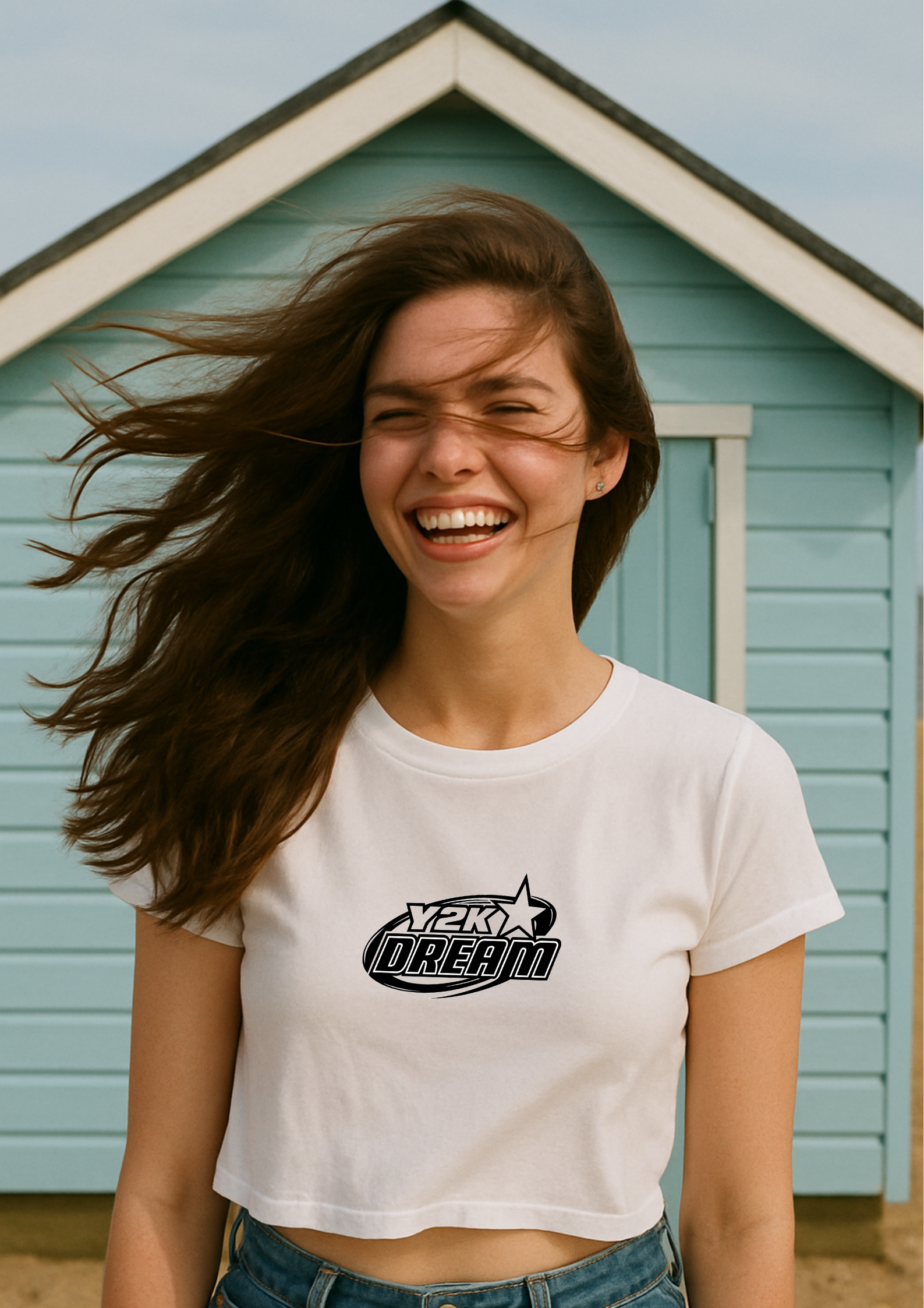 Y2K Dream Graphic Baby Tee