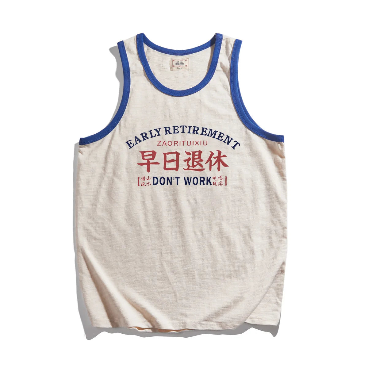 Y2K Early Retirement Graphic Tank Top