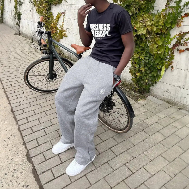 Y2K Embroidered Loose Baggy Sweatpant Joggers