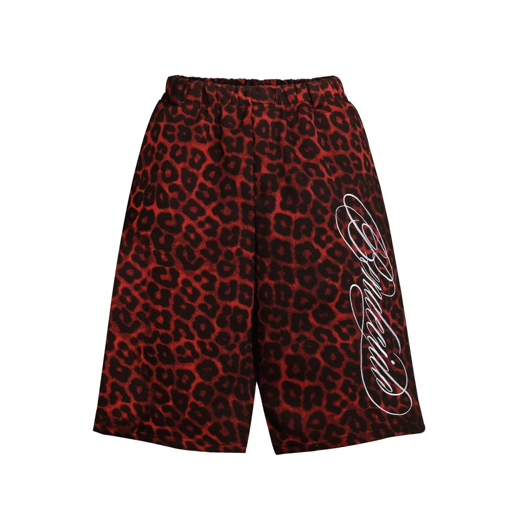 Y2K Embroidered Streetwear Baggy Sweat Shorts Jorts