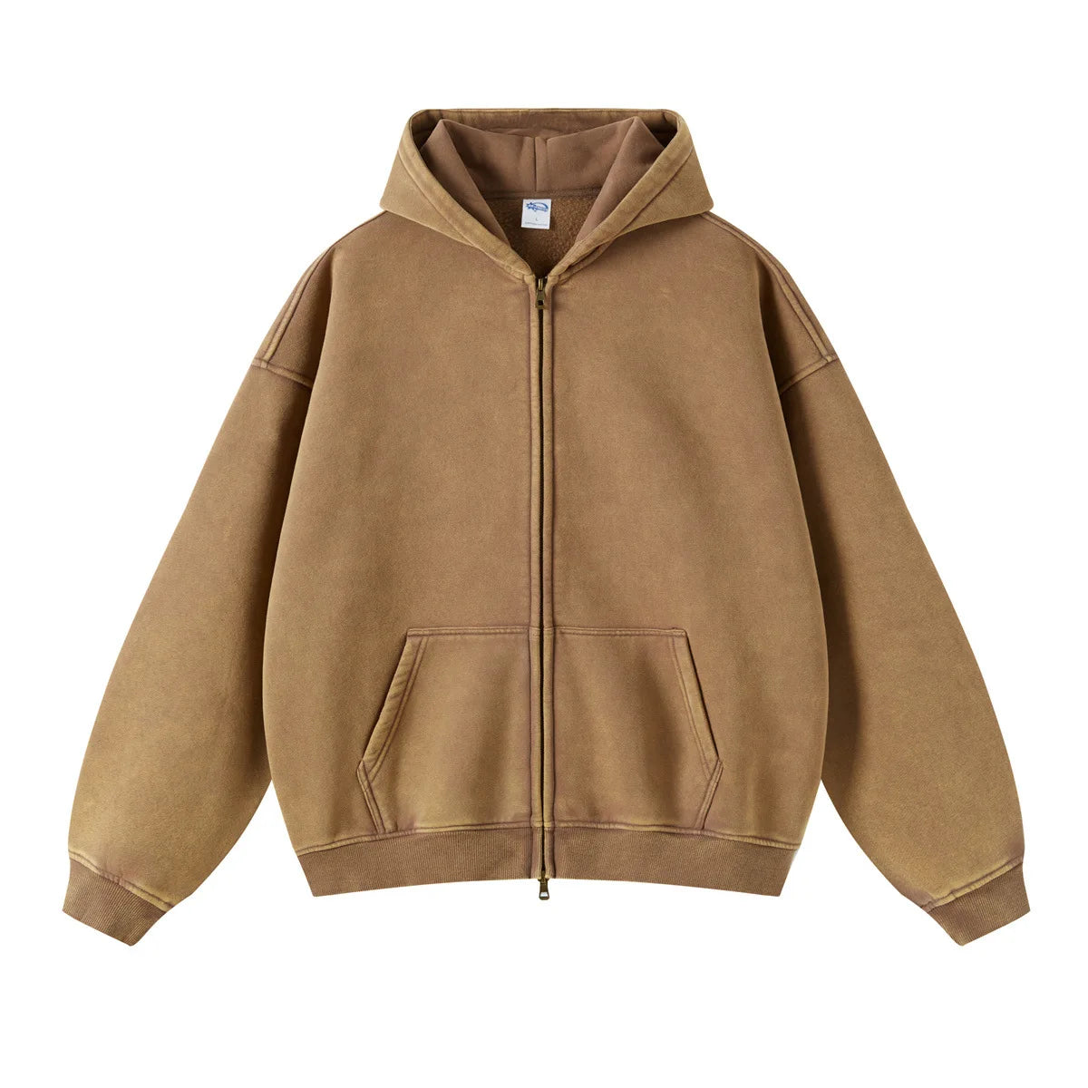 Y2K Essential Zip Up Hooded Sweatshirt