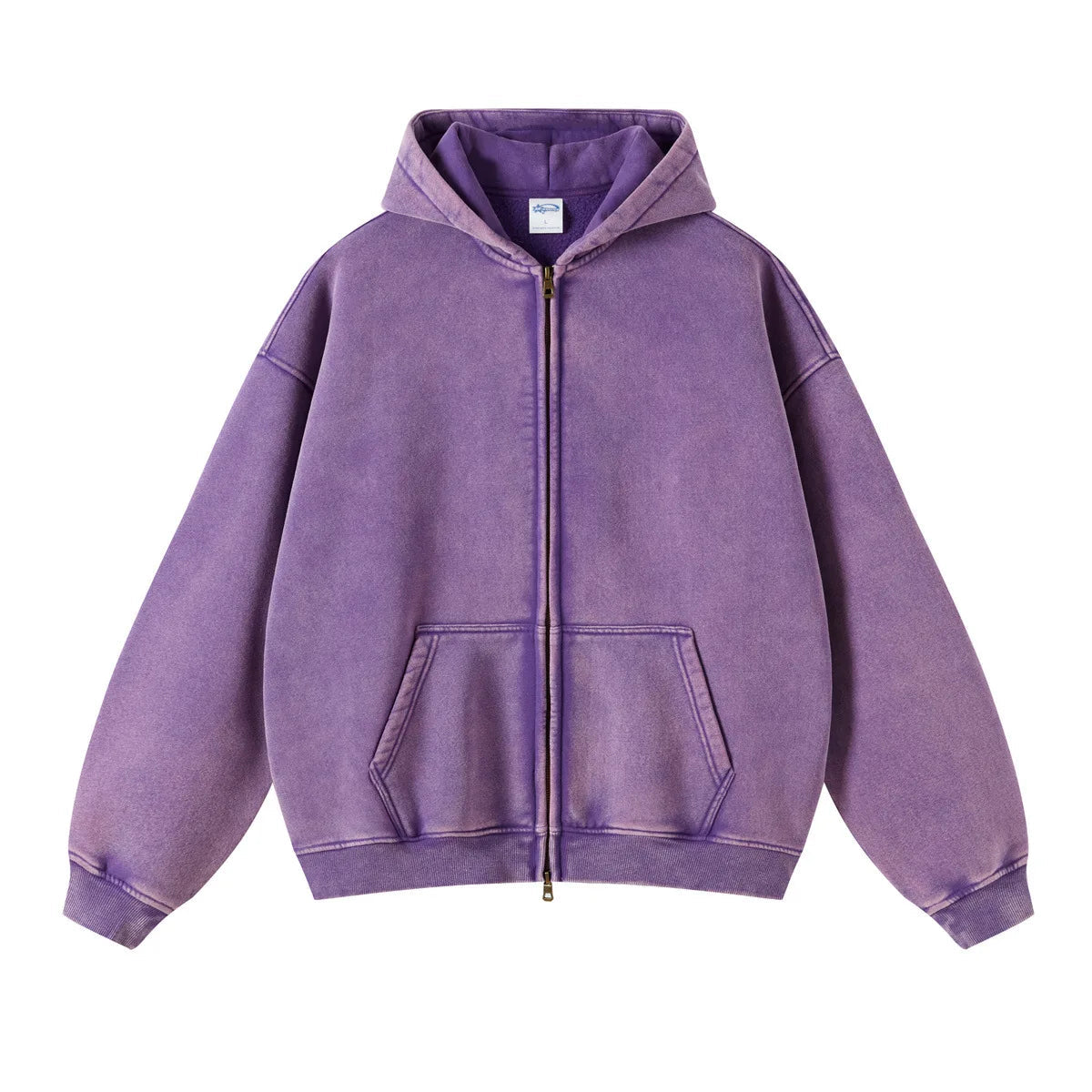 Y2K Essential Zip Up Hooded Sweatshirt